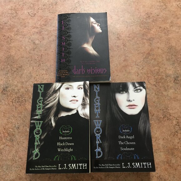 l.j. smith book bundle night world dark visions - Picture 2 of 8